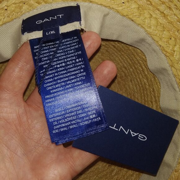 Brand new GANT straw hat main image 2